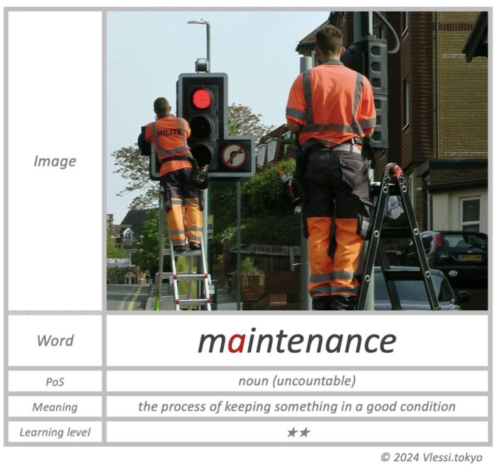 The summary of maintenance